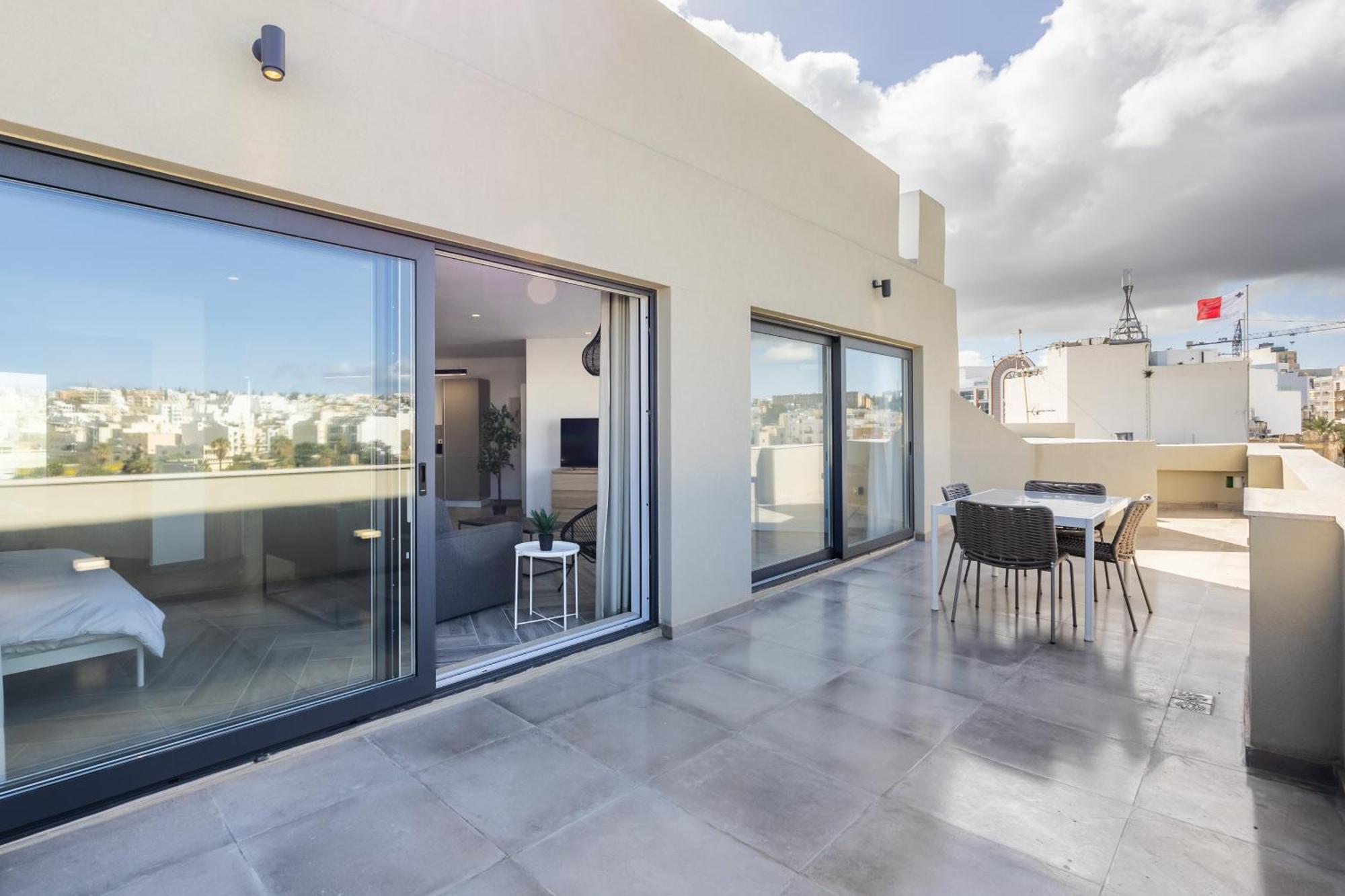 The Cube - Designer Finished Studio Penthouse By Sf Homes Gzira Exteriér fotografie