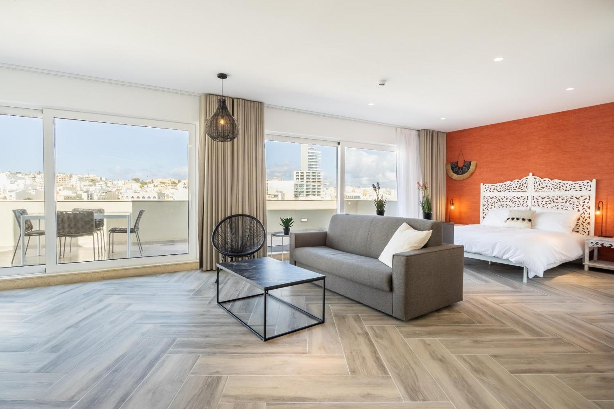 The Cube - Designer Finished Studio Penthouse By Sf Homes Gzira Exteriér fotografie